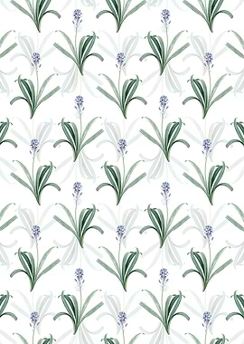Spanish Bluebell Pattern