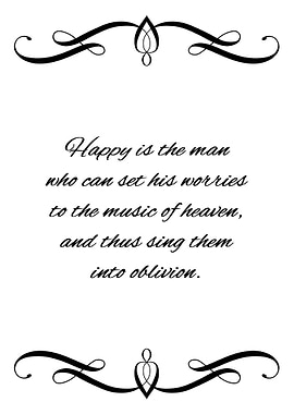 Worries into Oblivion