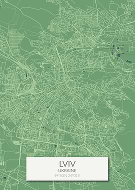 Lviv Green Map Lvov