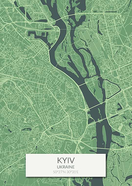 Kyiv Green Map Kiev