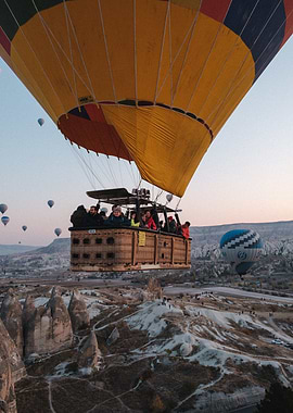 Ballooning in a bucket