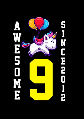 Awesome Since 2012 Unicorn