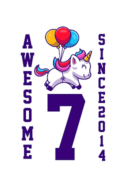 Awesome Since 2014 Unicorn