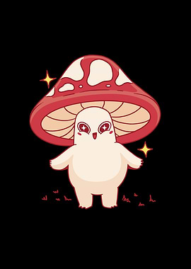 Kawaii mushroom character