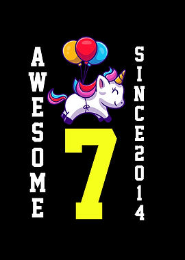 Awesome Since 2014 Unicorn