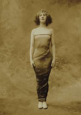 Old time Fashion Model