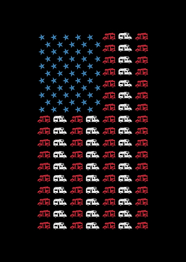 american Flag RV Gift july