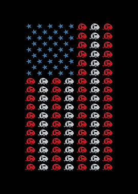 Caravan American Flag