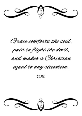 Grace Comforts the Soul