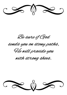 Strong Shoes 4 Stony Paths