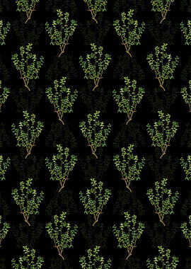 Floral Cape Myrtle Pattern