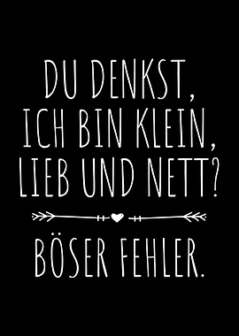 Klein Lieb Nett Fehler