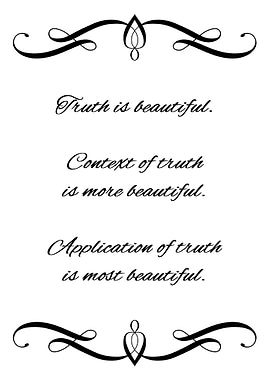 Beauty of Truth
