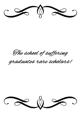 School of Suffering ODB