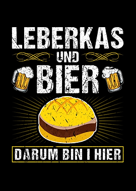 Leberkaese Bier Leberkas