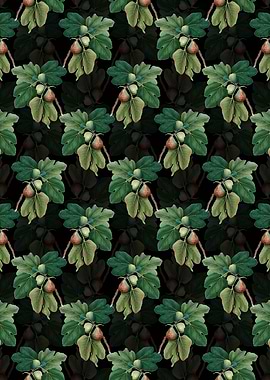 Floral Common Fig Pattern