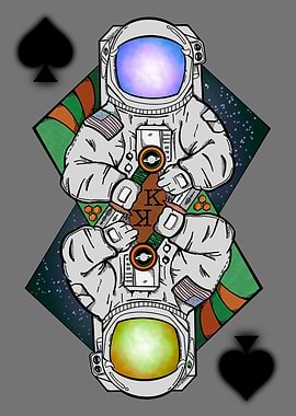King of spades astronaut
