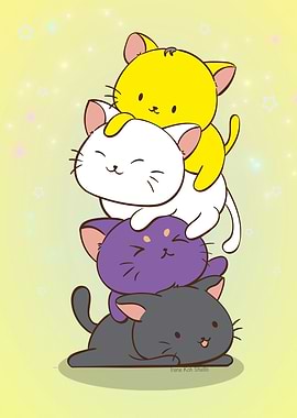 LGBTQ Nonbinary Pride Cats
