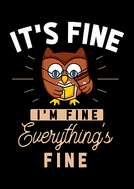 Owl Coffee Book Lover