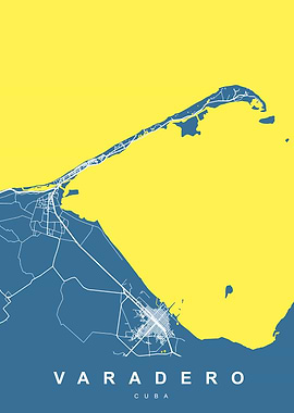 VARADERO Map CUBA