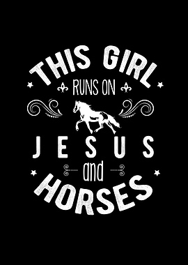 This Girl Runs On Jesus