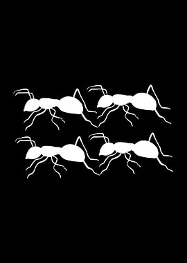 Ants Silhouette