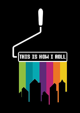 Paint Roller LGBT Painting