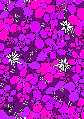 70s Retro Flower Glam 2