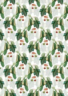 Floral Monaco Fig Pattern