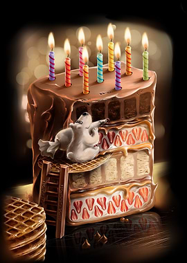 Birthday Chocolate Cake