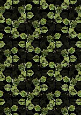 Linden Tree Branch Pattern