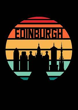 Edinburgh City Skyline