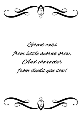 Great Oaks Character ODB