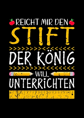 Unterricht Geschenk Lehrer