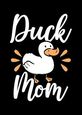 Duck Mom Duckling Duck
