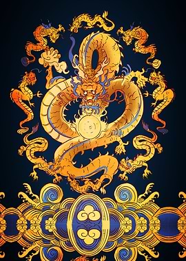 Oriental Ornament Dragon