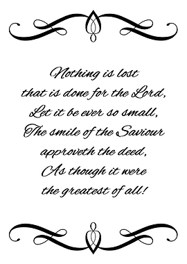 Small and Great Deeds ODB