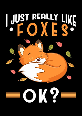 Sleeping Fox Animal Nature