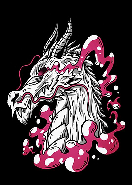 Dragon Head Illustration