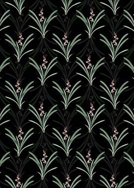 Floral Boat Orchid Pattern