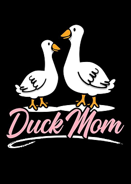Duck Mom Duckling Duck