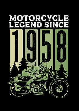 Motorcycle legend 1958