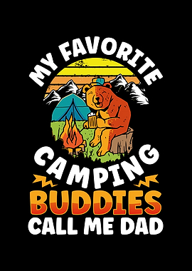 Camping buddies dad