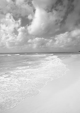 Caribbean Ocean BW 3