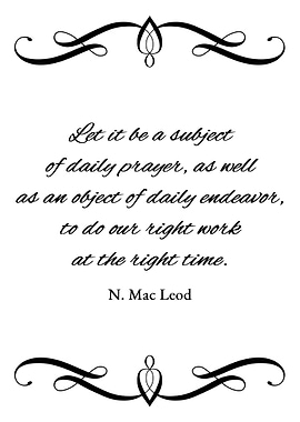 Right Work Right Time