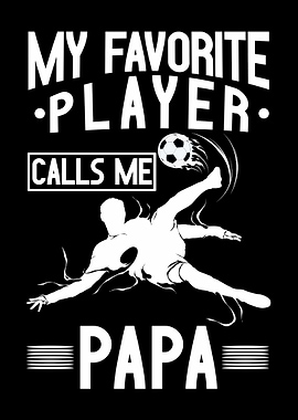 Proud Dad Soccer Playing