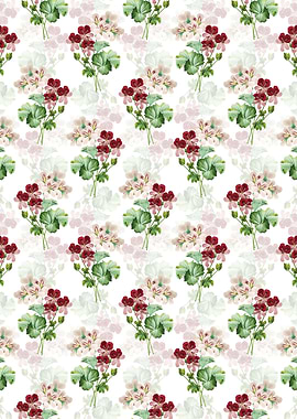 White Cranes Bill Geranium