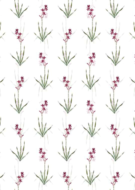 Floral Bugle Lily Pattern