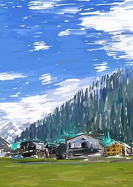 mountain landscape nature