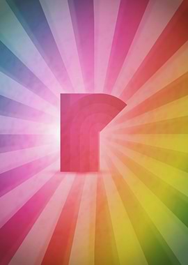 Retro letter R